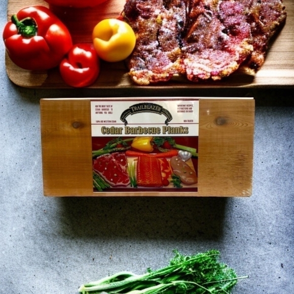 NWT Cedar Cooking Planks Trailblazer 2 pcs Super Premium Oven Grill Planks - Picture 1 of 4